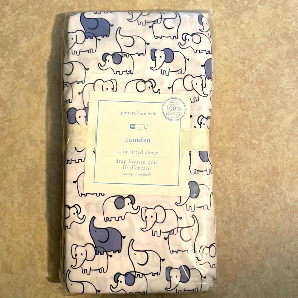 POTTERY BARN BABY CAMDEN CRIB FITTED SHEEET